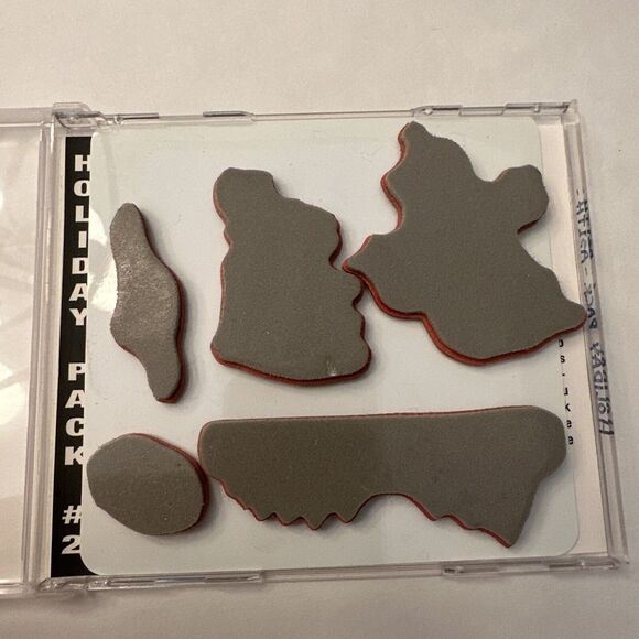 A stamp In The Hand Co Holiday Pack #2 Let It snow Snowman Via Sleigh Mail - Picture 4 of 5